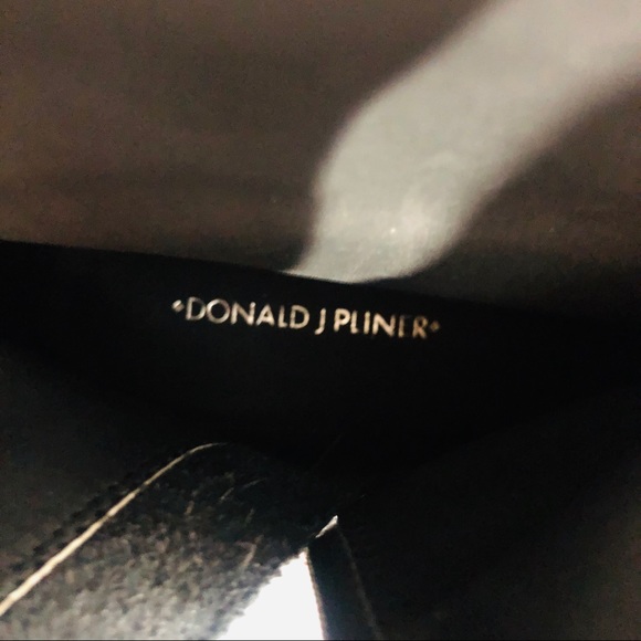 Donald J Pliner Bixbi Black Leather Tall Boots NEW - Picture 11 of 12